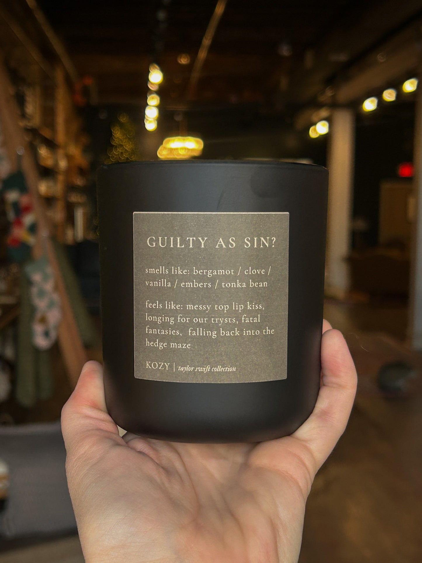 Guilty As Sin? Candle